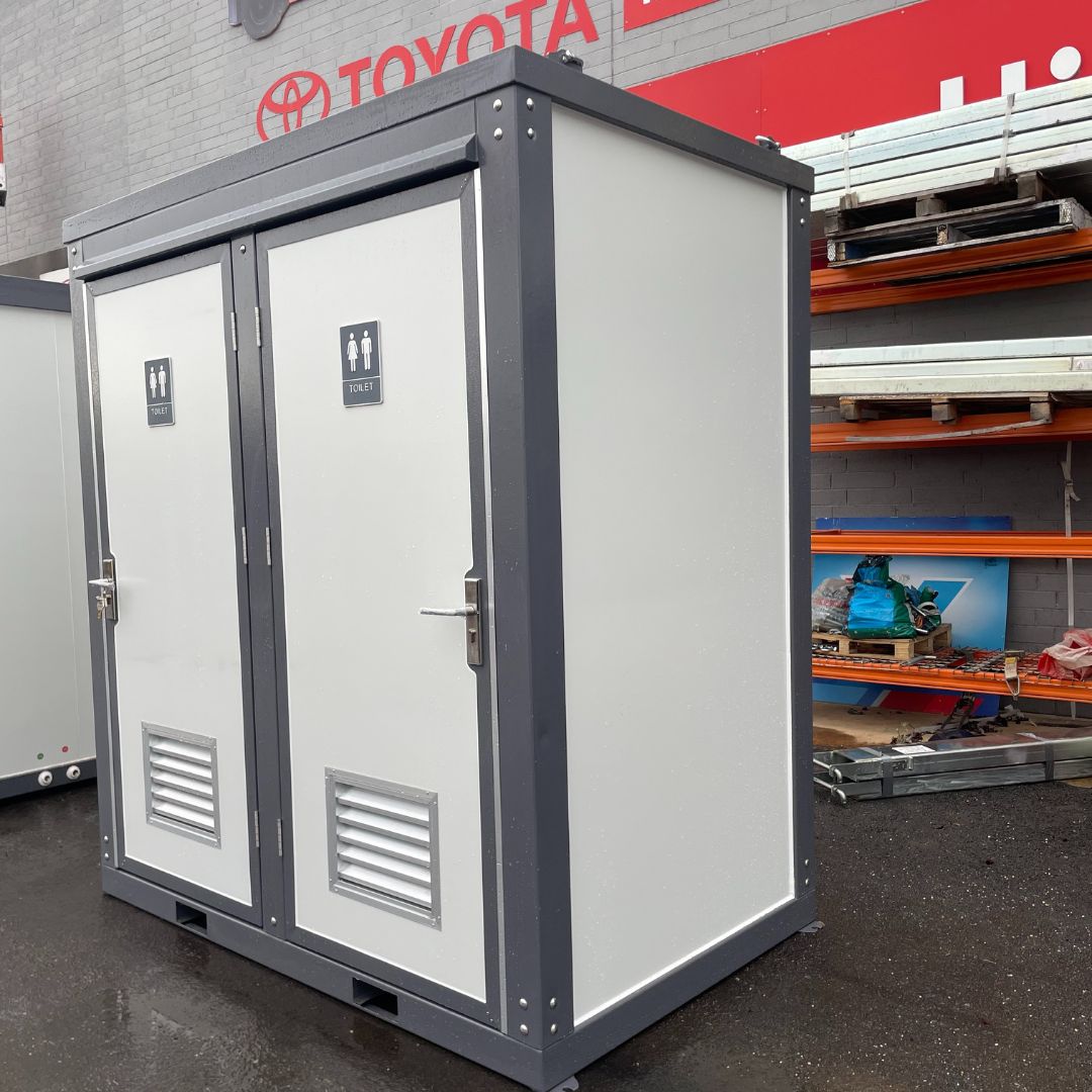 Portable Double Toilet Block